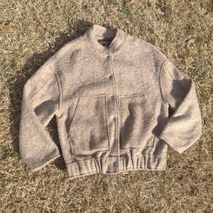 Women's Beige Wool Jacket